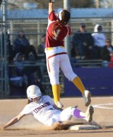 Sophomore Sierra Phelps in a recent game against Tulare Union.